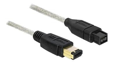 DeLOCK Cable FireWire 9 pin male > 6 pin male 1 m ryhmässä TIETOKOONET & TARVIKKEET / Kaapelit & Sovittimet / Firewire @ TP E-commerce Nordic AB (C70669)