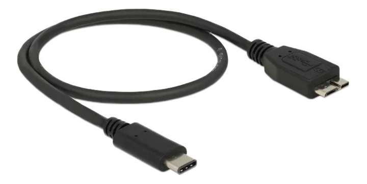 DeLOCK Cable SuperSpeed USB 10 Gbps 3.1 Gen 2 Type-C>USB MicroB ryhmässä TIETOKOONET & TARVIKKEET / Kaapelit & Sovittimet / USB / USB-C @ TP E-commerce Nordic AB (C70689)