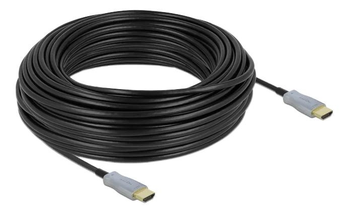 DeLOCK Active Optical Cable HDMI 4K 60 Hz 30 m ryhmässä KODINELEKTRONIIKKA / Kaapelit & Sovittimet / HDMI / Kaapelit @ TP E-commerce Nordic AB (C70696)