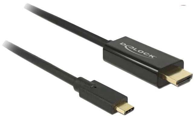 DeLOCK Cable USB Type-C male to HDMI male (DP Alt Mode) 4K 30 Hz 2m ryhmässä KODINELEKTRONIIKKA / Kaapelit & Sovittimet / HDMI / Kaapelit @ TP E-commerce Nordic AB (C70702)