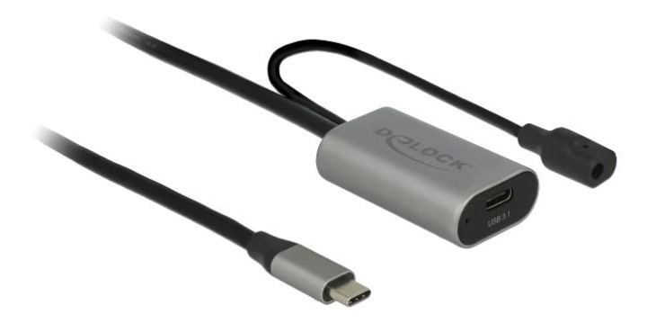 DeLOCK Active USB 3.1 Gen 1 extension cable USB Type-C™ 5 m ryhmässä TIETOKOONET & TARVIKKEET / Kaapelit & Sovittimet / USB / USB-C @ TP E-commerce Nordic AB (C70705)