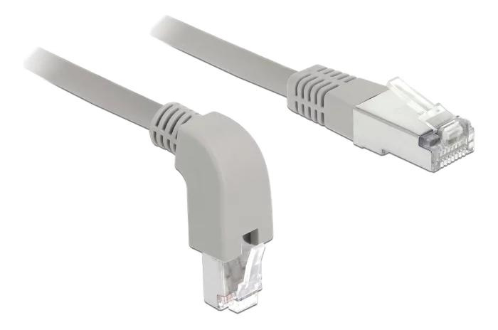 DeLOCK Network cable RJ45 Cat.6A S/FTP downwards angled 0.5m ryhmässä TIETOKOONET & TARVIKKEET / Kaapelit & Sovittimet / Verkko / Cat6 @ TP E-commerce Nordic AB (C70724)