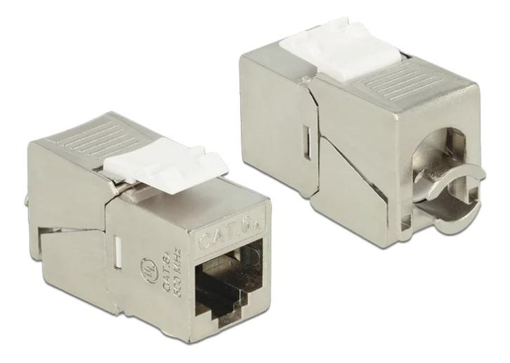 DeLOCK Keystone Module RJ45 jack > LSA Cat.6A STP compact ryhmässä TIETOKOONET & TARVIKKEET / Kaapelit & Sovittimet / Verkko / Sovittimet & Liittimet @ TP E-commerce Nordic AB (C70736)