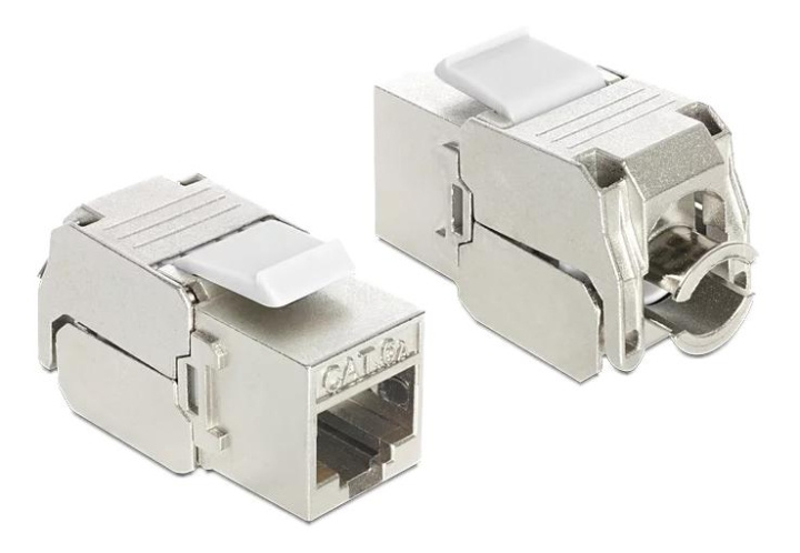 DeLOCK Keystone Module RJ45 jack > LSA Cat.6A STP ryhmässä TIETOKOONET & TARVIKKEET / Kaapelit & Sovittimet / Verkko / Sovittimet & Liittimet @ TP E-commerce Nordic AB (C70738)