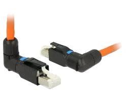 DeLOCK RJ45 Plug field assembly Cat.6A angled ryhmässä TIETOKOONET & TARVIKKEET / Kaapelit & Sovittimet / Verkko / Sovittimet & Liittimet @ TP E-commerce Nordic AB (C70741)