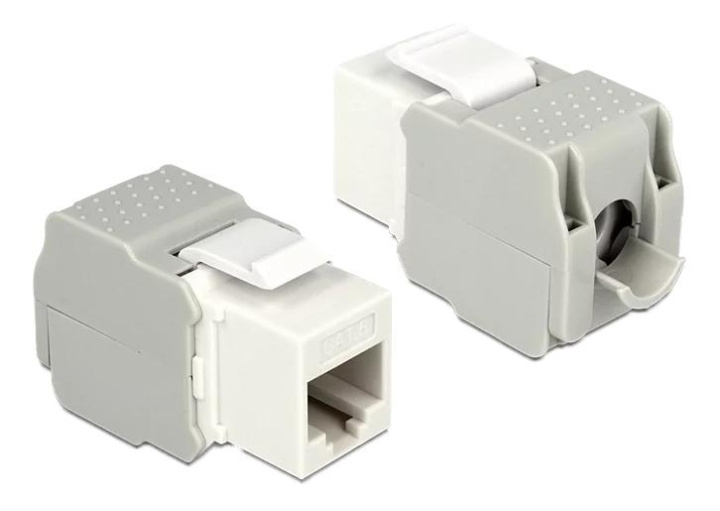 DeLOCK Keystone Module RJ45 jack > LSA Cat.6 UTP white ryhmässä TIETOKOONET & TARVIKKEET / Kaapelit & Sovittimet / Verkko / Sovittimet & Liittimet @ TP E-commerce Nordic AB (C70748)