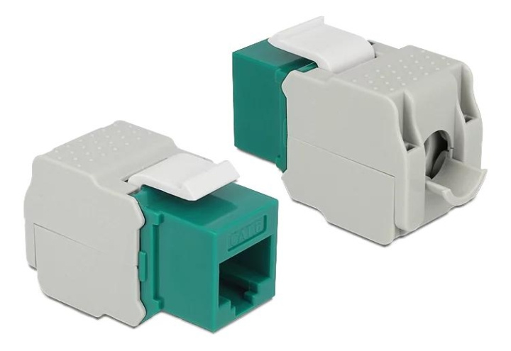 DeLOCK Keystone Module RJ45 jack > LSA Cat.6 UTP green ryhmässä TIETOKOONET & TARVIKKEET / Kaapelit & Sovittimet / Verkko / Sovittimet & Liittimet @ TP E-commerce Nordic AB (C70751)