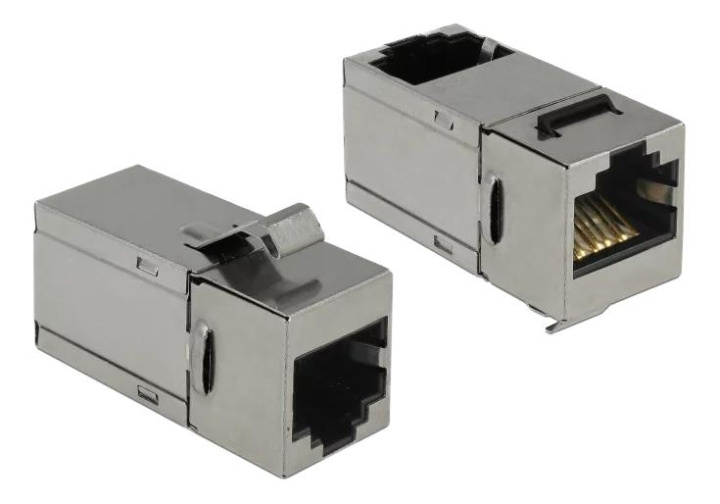 DeLOCK Keystone Module RJ45 jack > RJ45 jack Cat.6 90° ryhmässä TIETOKOONET & TARVIKKEET / Kaapelit & Sovittimet / Verkko / Sovittimet & Liittimet @ TP E-commerce Nordic AB (C70754)