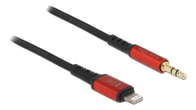 DeLOCK Audio Cable 8 pin Lightning™ male to Stereo jack male 3.5 mm ryhmässä KODINELEKTRONIIKKA / Kaapelit & Sovittimet / Analoginen ääni / 3.5 mm @ TP E-commerce Nordic AB (C70768)