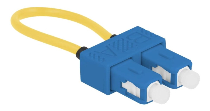 DeLOCK Optical Fiber loopback Adapter SC / UPC singlemode, blue ryhmässä TIETOKOONET & TARVIKKEET / Verkko / Mediamuuntimet @ TP E-commerce Nordic AB (C70770)