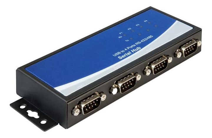 DeLOCK USB 2.0 adapter for 4 x Serial ports RS-422/485, black ryhmässä TIETOKOONET & TARVIKKEET / Kaapelit & Sovittimet / Muut @ TP E-commerce Nordic AB (C70778)