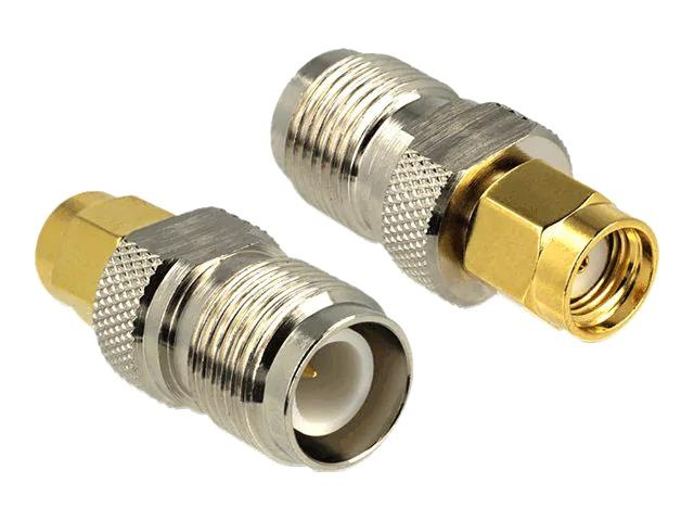 DeLOCK Adapter RP-SMA Plug > RP-TNC Jack ryhmässä KODINELEKTRONIIKKA / Kaapelit & Sovittimet / Analoginen ääni / Sovittimet @ TP E-commerce Nordic AB (C70783)