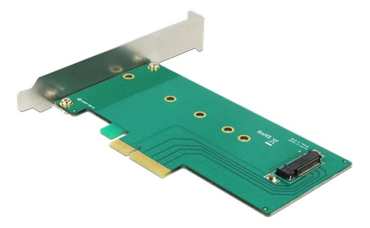 DeLOCK PCI Express x4 Card > 1 x internal NVMe M.2 Key M 110 mm ryhmässä TIETOKOONET & TARVIKKEET / Verkko / Verkkokortti / PCI Express @ TP E-commerce Nordic AB (C70790)