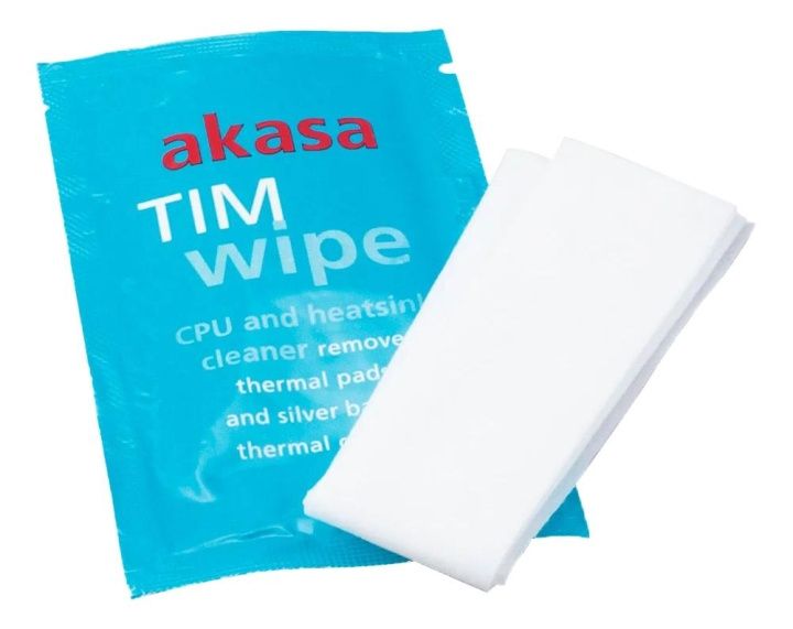 Akasa TIM Wipes, blå ryhmässä TIETOKOONET & TARVIKKEET / Tietokonetarvikkeet / Puhdistus @ TP E-commerce Nordic AB (C70798)