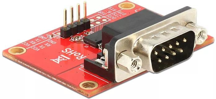 DeLOCK RS-232 adapter for Raspberry Pi ryhmässä TIETOKOONET & TARVIKKEET / Tietokoneen komponentit / Raspberry Pi @ TP E-commerce Nordic AB (C70817)