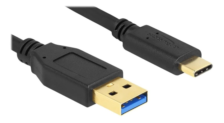 DeLOCK SuperSpeed USB (USB 3.2 Gen 1) Cable TypeA to USB TypeC™ 2 m ryhmässä TIETOKOONET & TARVIKKEET / Kaapelit & Sovittimet / USB / USB-C @ TP E-commerce Nordic AB (C70819)