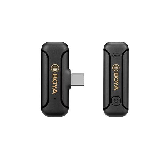 BOYA 2.4G Mini Wireless Microphone for Android/Type-C 1+1 ryhmässä TIETOKOONET & TARVIKKEET / Tietokonetarvikkeet / Mikrofonit @ TP E-commerce Nordic AB (C70825)