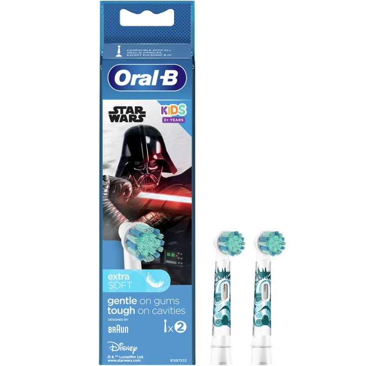 Oral B Borsthuvud Star Wars 2st ryhmässä KAUNEUS JA TERVEYS / Suunhoito / Sähköhammasharjat Tarvikkeet @ TP E-commerce Nordic AB (C70861)