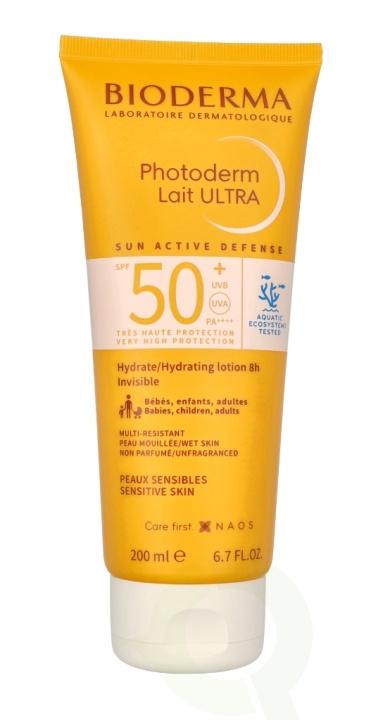 Bioderma Photoderm Ultra Lotion SPF50+ 200 ml ryhmässä KAUNEUS JA TERVEYS / Ihonhoito / Rusketus / Aurinkosuoja @ TP E-commerce Nordic AB (C70884)