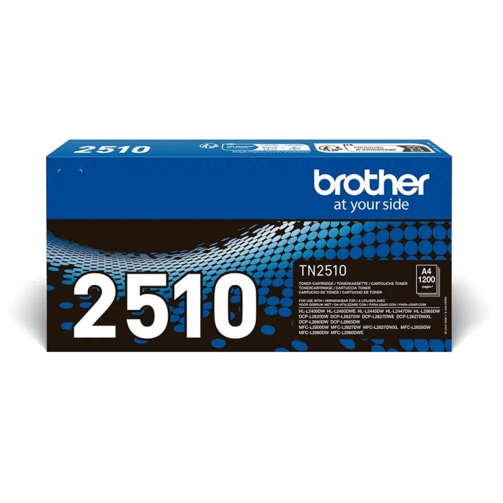 Brother Toner TN2510 TN-2510 Black ryhmässä TIETOKOONET & TARVIKKEET / Tulostimet & Tarvikkeet / Musteet ja väriaineet / Toner / Brother @ TP E-commerce Nordic AB (C71091)