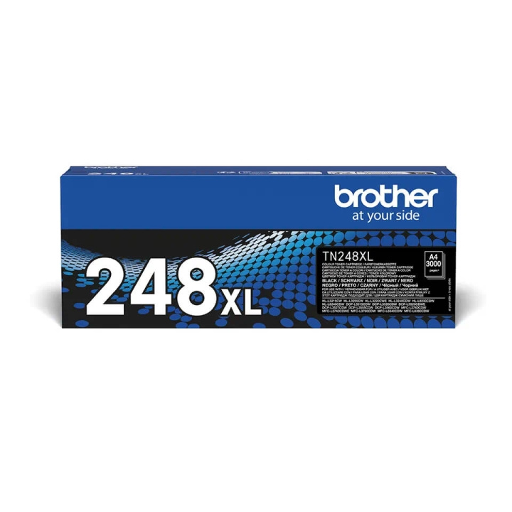 Brother Toner TN248XLBK TN-248 XL Black ryhmässä TIETOKOONET & TARVIKKEET / Tulostimet & Tarvikkeet / Musteet ja väriaineet / Toner / Brother @ TP E-commerce Nordic AB (C71097)