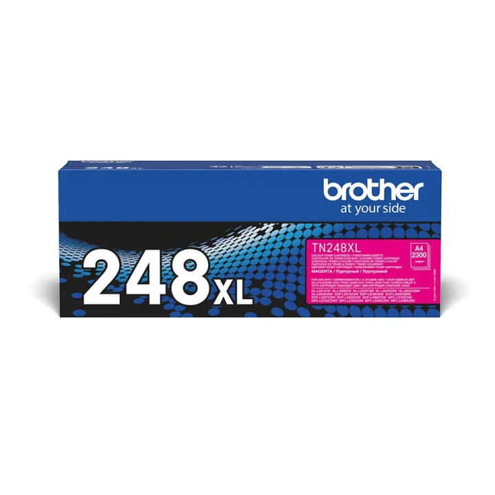 Brother Toner TN248XLM TN-248 XL Magenta ryhmässä TIETOKOONET & TARVIKKEET / Tulostimet & Tarvikkeet / Musteet ja väriaineet / Toner / Brother @ TP E-commerce Nordic AB (C71099)