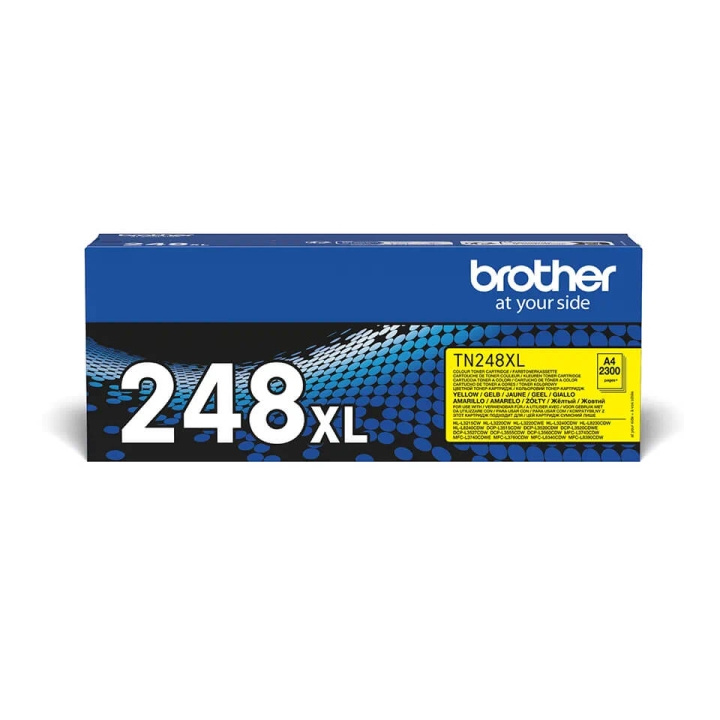 Brother Toner TN248XLY TN-248 XL Yellow ryhmässä TIETOKOONET & TARVIKKEET / Tulostimet & Tarvikkeet / Musteet ja väriaineet / Toner / Brother @ TP E-commerce Nordic AB (C71100)