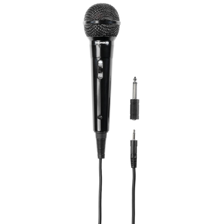 Thomson Microphone Dynamic M135 Black ryhmässä KODINELEKTRONIIKKA / Ääni & Kuva / Kädessä pidettävät mikrofonit @ TP E-commerce Nordic AB (C71141)