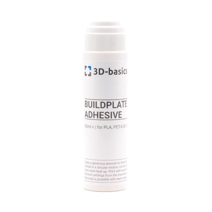 3D-basics Buildplate Adhesive Anti-Warping Solution 50ml ryhmässä TIETOKOONET & TARVIKKEET / Tulostimet & Tarvikkeet / Tulostimet / 3D-tulostin & Tarvikkeet / Tillbehör @ TP E-commerce Nordic AB (C71146)