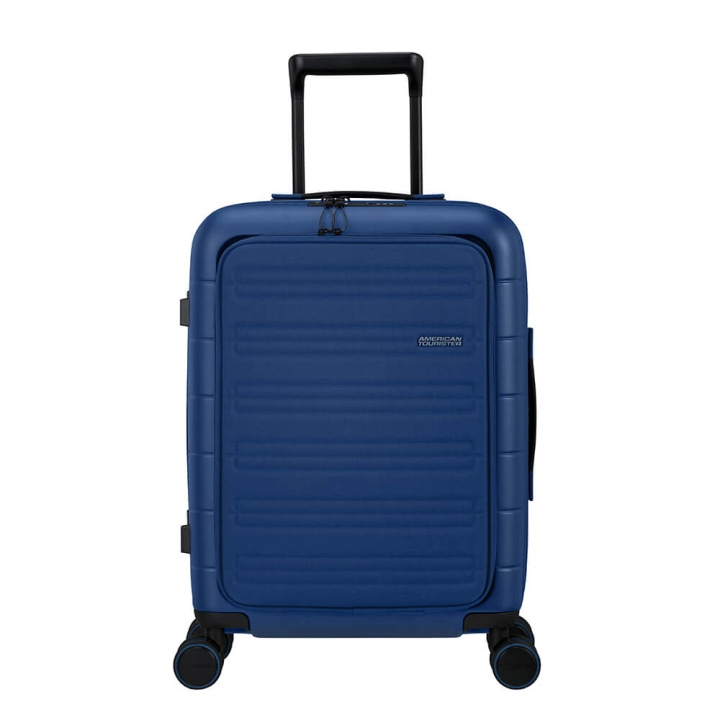 American Tourister Novastream Spinner 55/20 Navy Blue ryhmässä URHEILU, VAPAA-AIKA JA HARRASTUS / Matkailutarvikkeet / Matkalaukut @ TP E-commerce Nordic AB (C71159)