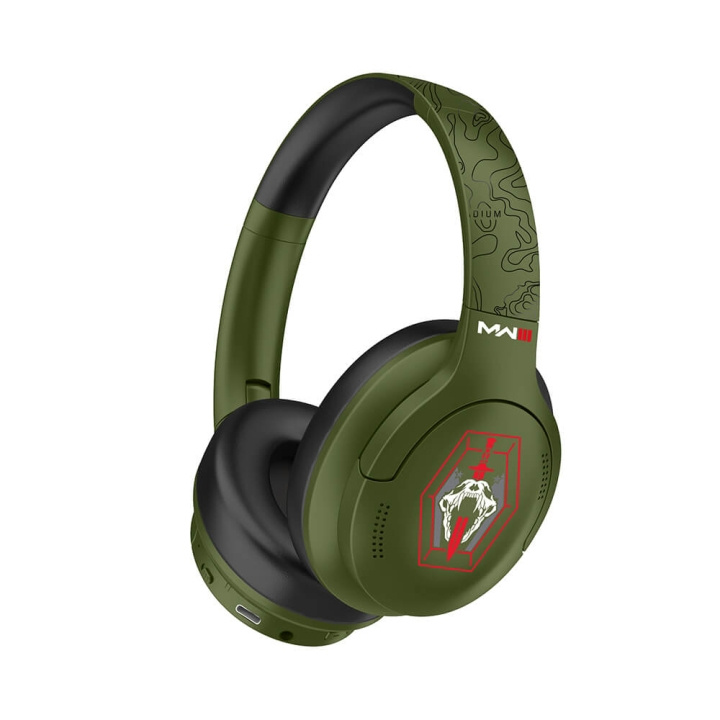 CALL OF DUTY MW3 Headphone Over-Ear Wireless ANC Green COD ryhmässä KODINELEKTRONIIKKA / Ääni & Kuva / Kuulokkeet & Tarvikkeet / Kuulokkeet @ TP E-commerce Nordic AB (C71181)