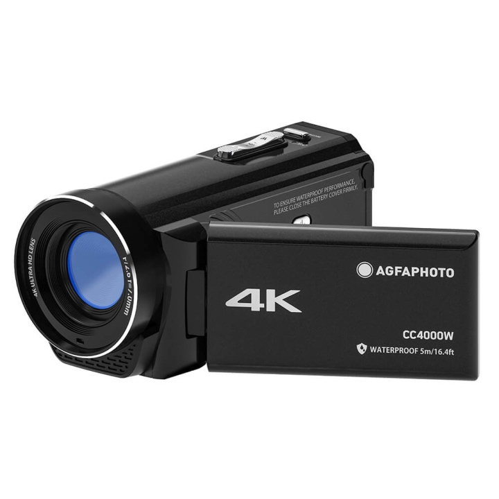 Agfa Camcorder Realimove CC4000 Black ryhmässä KODINELEKTRONIIKKA / Valokuvat & Videot / Kamerat @ TP E-commerce Nordic AB (C71206)