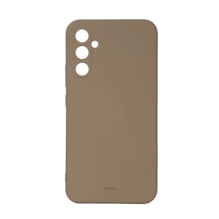 Onsala Backcover Sil Touch Samsung A35 5G Summer Sand ryhmässä ÄLYPUHELIMET JA TABLETIT / Puhelimen suojakotelo / Samsung @ TP E-commerce Nordic AB (C71224)