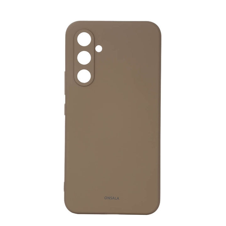 Onsala Backcover Sil Touch Samsung A55 5G Summer Sand ryhmässä ÄLYPUHELIMET JA TABLETIT / Puhelimen suojakotelo / Samsung @ TP E-commerce Nordic AB (C71225)