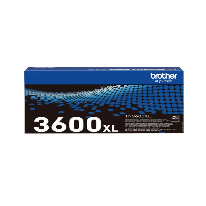 Brother Toner TN3600XL TN-3600 XL Black ryhmässä TIETOKOONET & TARVIKKEET / Tulostimet & Tarvikkeet / Musteet ja väriaineet / Toner / Brother @ TP E-commerce Nordic AB (C71328)