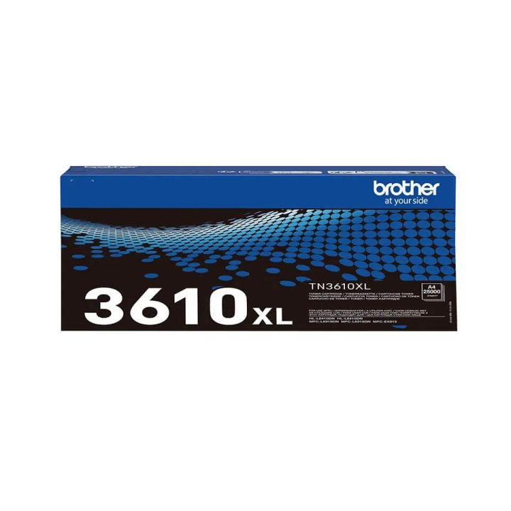 Brother Toner TN3610XL TN-3610 XL Black ryhmässä TIETOKOONET & TARVIKKEET / Tulostimet & Tarvikkeet / Musteet ja väriaineet / Toner / Brother @ TP E-commerce Nordic AB (C71331)