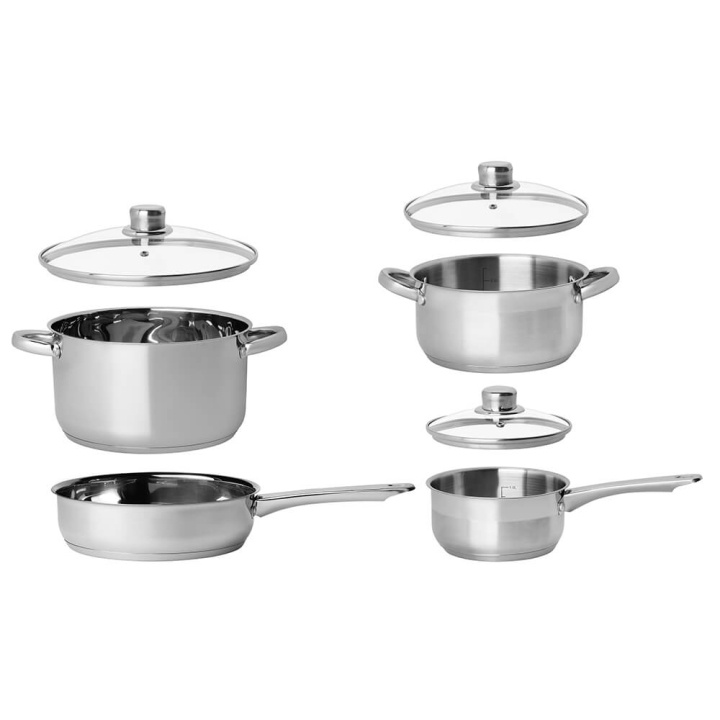 MAKU Basic Cookware 7pcs Set ryhmässä KOTI, TALOUS JA PUUTARHA / Keittiövälineet / Padat ja kattilat @ TP E-commerce Nordic AB (C71336)