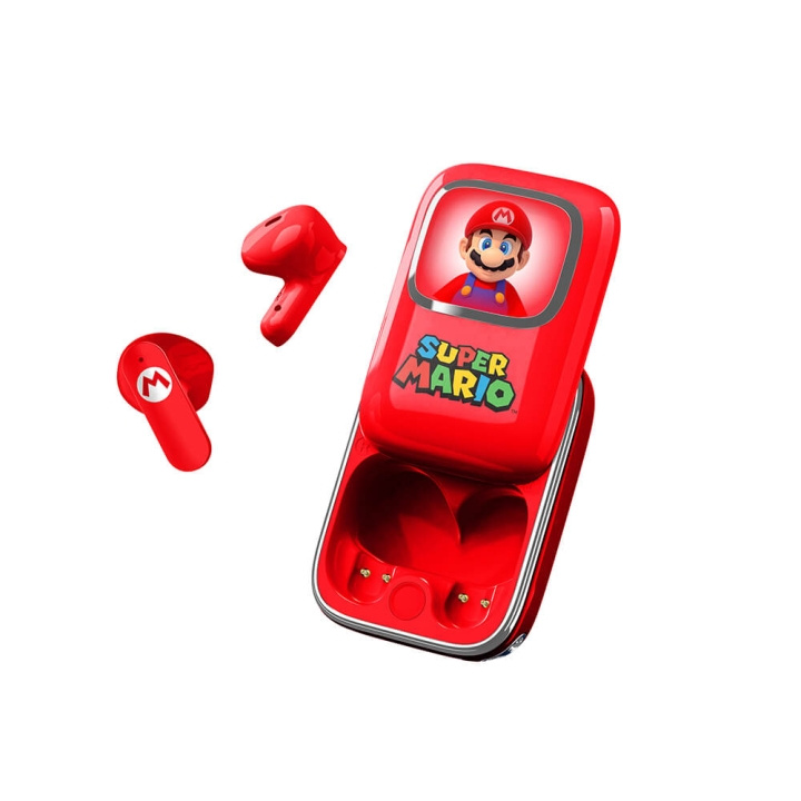 Super Mario Red Headphone In-Ear TWS Slide ryhmässä KODINELEKTRONIIKKA / Ääni & Kuva / Kuulokkeet & Tarvikkeet / Kuulokkeet @ TP E-commerce Nordic AB (C71382)