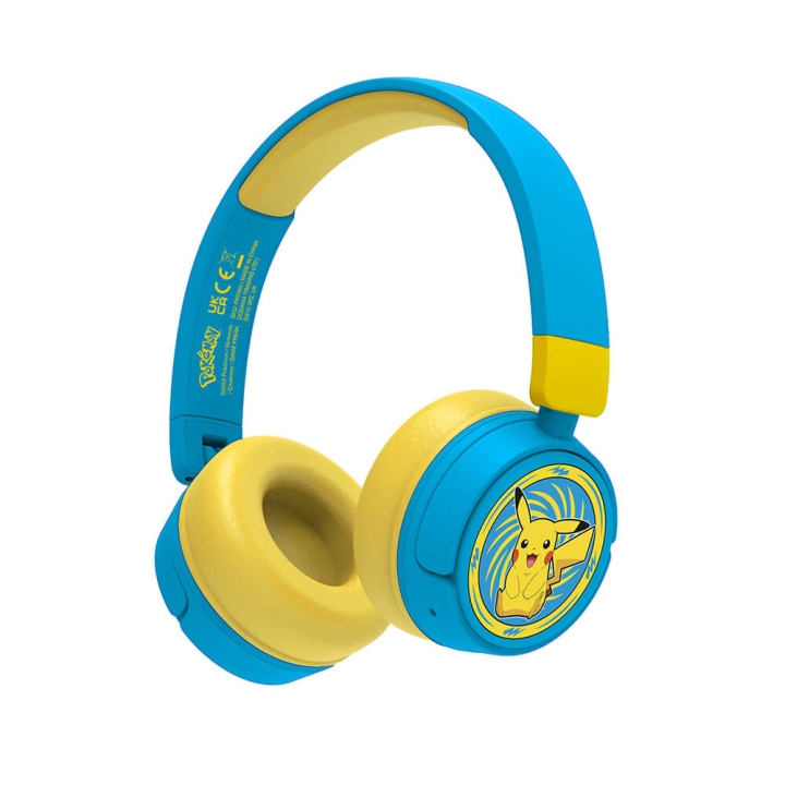 POKEMON Headphone On-Ear Wireless 85dB/95dB Sharing Aux ryhmässä KODINELEKTRONIIKKA / Ääni & Kuva / Kuulokkeet & Tarvikkeet / Kuulokkeet @ TP E-commerce Nordic AB (C71396)