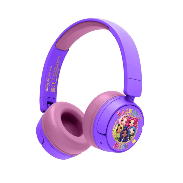 Rainbow high Headphone On-Ear Kids Wireless 85/95dB ryhmässä KODINELEKTRONIIKKA / Ääni & Kuva / Kuulokkeet & Tarvikkeet / Kuulokkeet @ TP E-commerce Nordic AB (C71398)