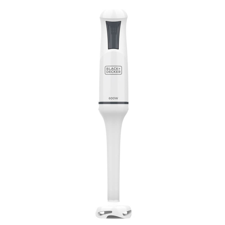 BLACK+DECKER Hand Blender White 600W ryhmässä KOTI, TALOUS JA PUUTARHA / Kodinkoneet / Yleiskoneet ja monitoimikoneet / Sauvasekoittimet @ TP E-commerce Nordic AB (C71413)