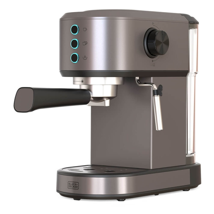 BLACK+DECKER Espresso Kone 20Bar ryhmässä KOTI, TALOUS JA PUUTARHA / Kodinkoneet / Kahvikoneet ja tarvikkeet / Espressokoneet @ TP E-commerce Nordic AB (C71416)