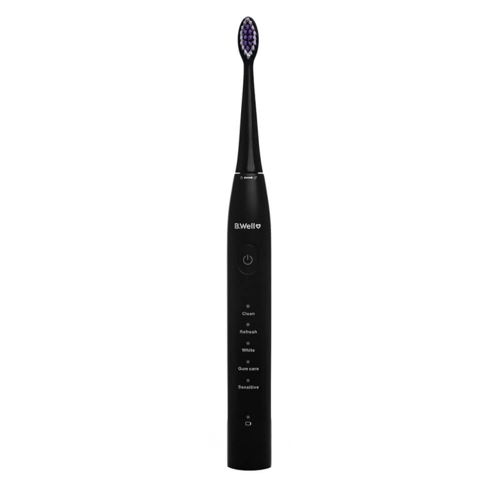 B.WELL Electric Toothbrush Sonic Pro-850 Black ryhmässä KAUNEUS JA TERVEYS / Suunhoito / Sähköhammasharjat @ TP E-commerce Nordic AB (C71436)