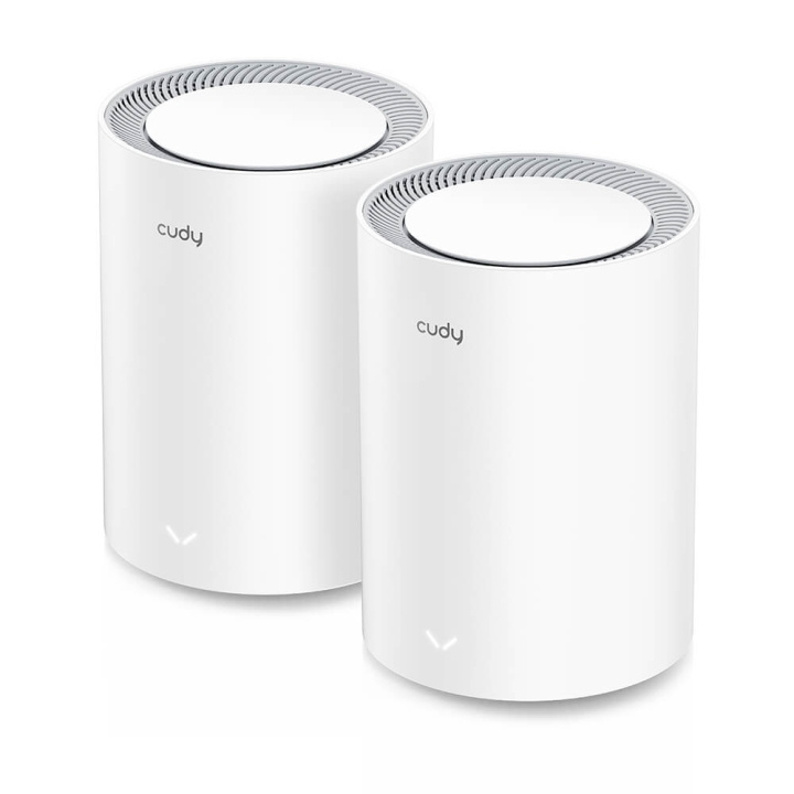 CUDY Mesh Solution M3000 2-pk AX3000 Gigabit Wi-Fi 6 2.5G White ryhmässä TIETOKOONET & TARVIKKEET / Verkko / Reititin @ TP E-commerce Nordic AB (C71596)