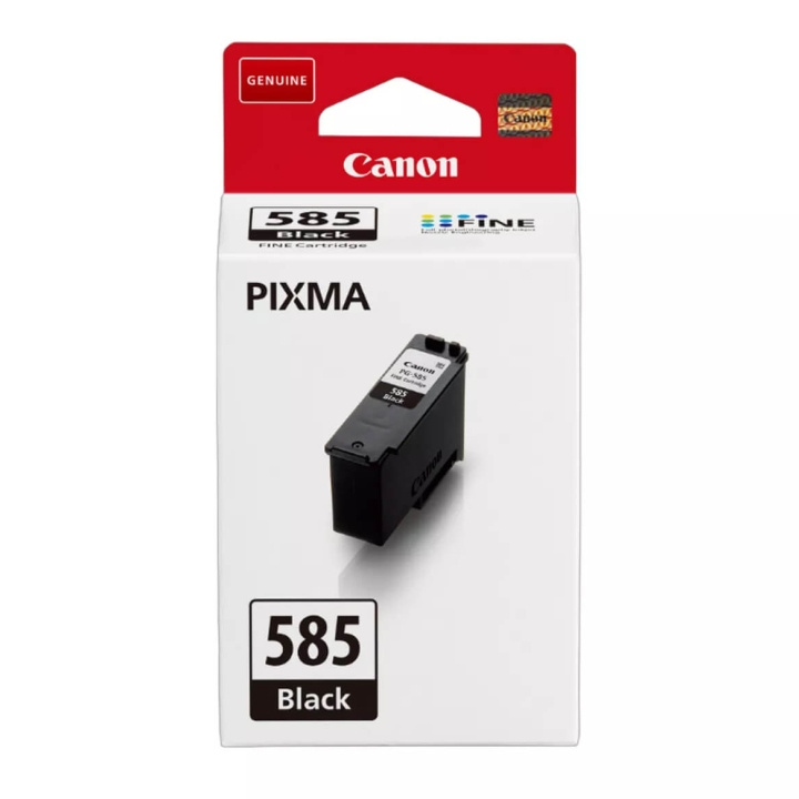 Canon Ink 6205C001 PG-585 Black ryhmässä TIETOKOONET & TARVIKKEET / Tulostimet & Tarvikkeet / Musteet ja väriaineet / Mustepatruunat / Canon @ TP E-commerce Nordic AB (C71676)