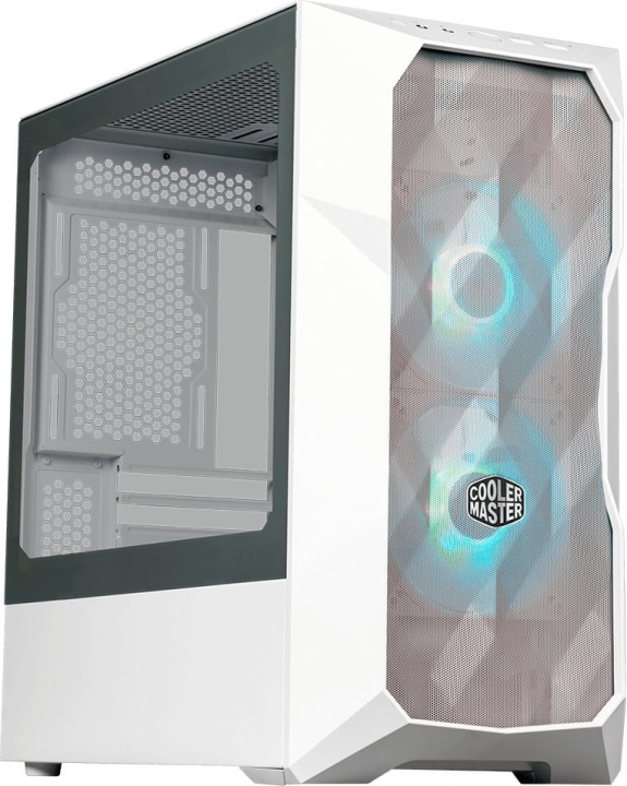 Cooler Master MasterBox TD300 Mesh Mini Micro-ATX-kotelo ikkunalla, valkoinen ryhmässä TIETOKOONET & TARVIKKEET / Tietokoneen komponentit / Asennuspohja @ TP E-commerce Nordic AB (C71801)