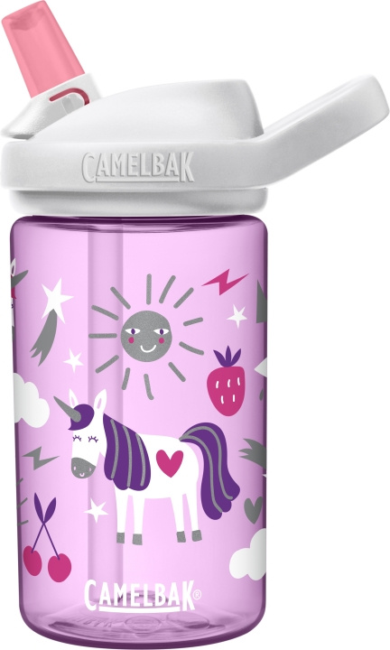 Camelbak Eddy+ Kids 0,4L -juomapullo, Unicorn Party ryhmässä LELUT, TUOTTEET LAPSILLE JA VAUVOILLE / Syö ja juo / Tuttipullot & Tarvikkeet @ TP E-commerce Nordic AB (C71833)