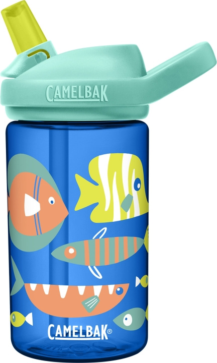 Camelbak Eddy+ Kids 0,4L -juomapullo, Fun Fish ryhmässä LELUT, TUOTTEET LAPSILLE JA VAUVOILLE / Syö ja juo / Tuttipullot & Tarvikkeet @ TP E-commerce Nordic AB (C71850)