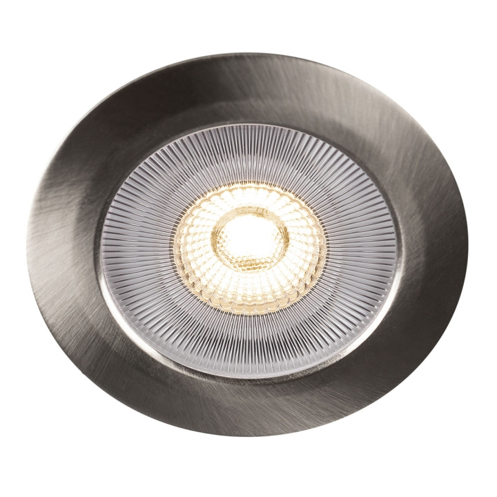 Llitt Alice 12V Infälld downlight 3000K IP44 340lm Borstad stål 1-pack ryhmässä KODINELEKTRONIIKKA / Valaistus / Kattolamput @ TP E-commerce Nordic AB (C71896)