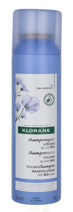 Klorane Linseed Dry Shampoo With Organic Flax 150 ml For Fine Limp Hair ryhmässä KAUNEUS JA TERVEYS / Hiukset &Stailaus / Hiustenhoito / Kuivashampoo @ TP E-commerce Nordic AB (C71915)